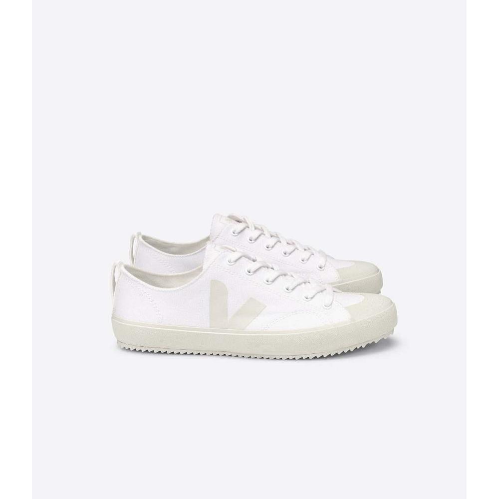 White Women\'s Veja NOVA CANVAS Shoes | AU 478EBC